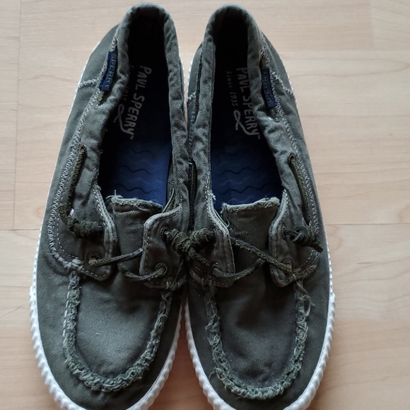 Sperry Shoes - Sperry Top-Sider Washed Canvas Shoes